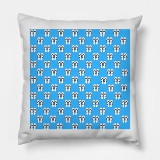 Flip Flops - Light Blue Pillow