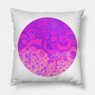 Colorful generative pattern Pillow