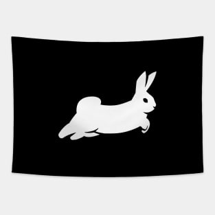 follow the white rabbit, bunny lovers Tapestry