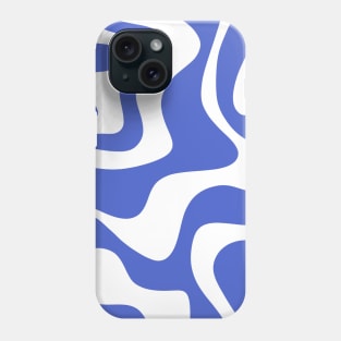 liquid pattern - dark blue Phone Case