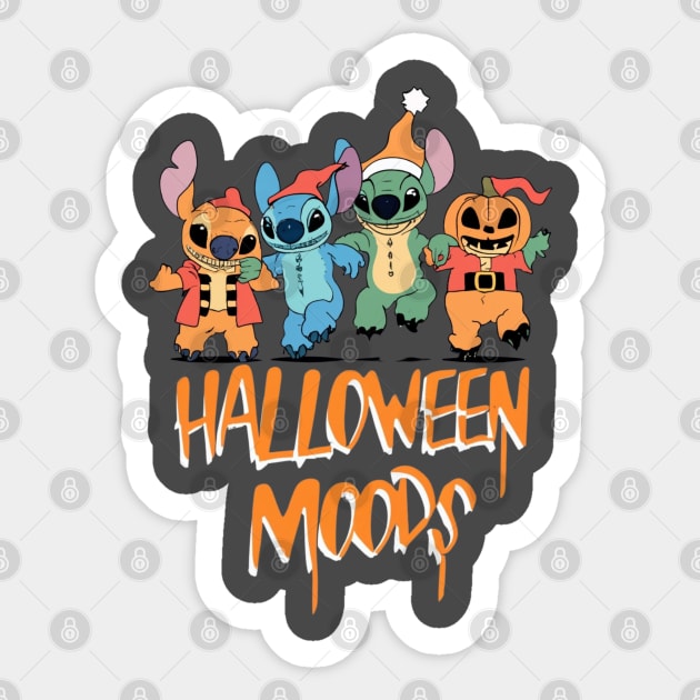 Halloween Stitch Sticker