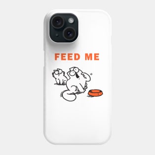 Feed Me Simons Cat Funny, For Men Simons Cat Feed Me Phone Case