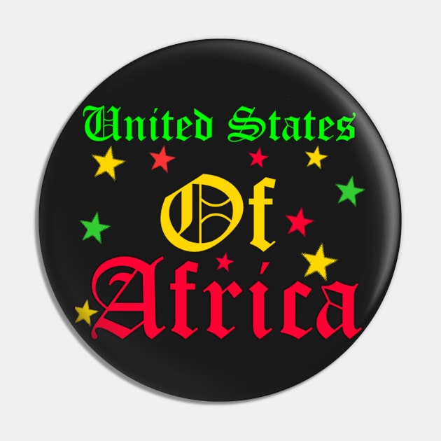 United States of Africa Pin by Abelfashion