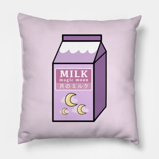 cute japanese magic moon milk box Pillow