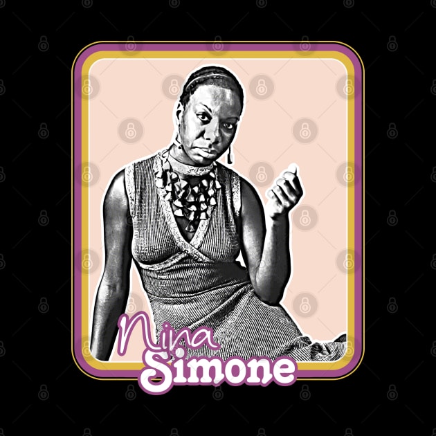 Nina Simone //// Retro Fan Art Design by DankFutura