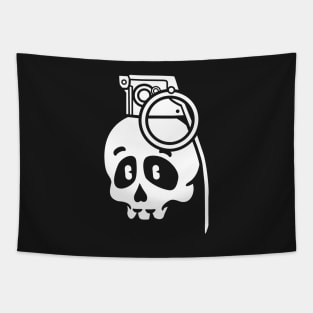 Skull Grenade Tapestry