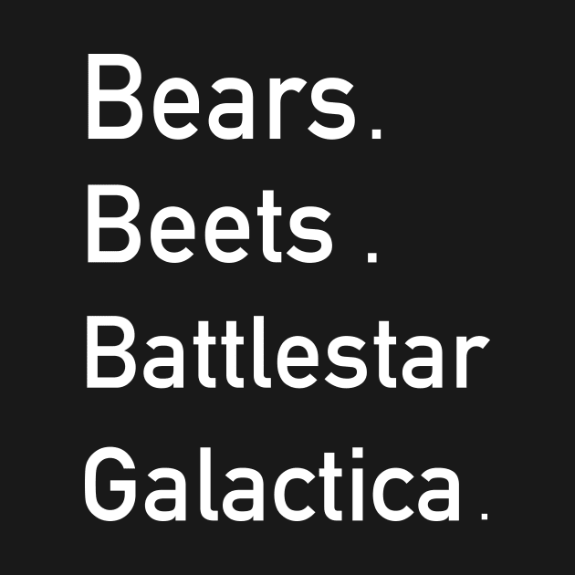 bears beat battlestar galactica shirt by yellowpinko