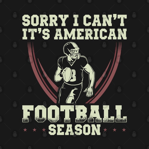 American Football Season Footballer Fan by Streetwear KKS