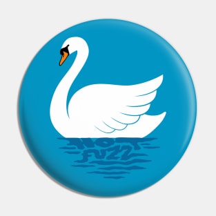 Just The One Swan Actually Pin