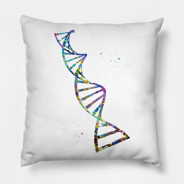 Double helix Pillow by erzebeth