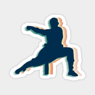 Retro Shaolin Monk Magnet