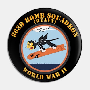 863d Bomb Squadron - WWII Pin