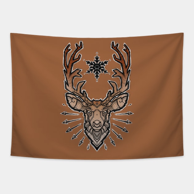 deer hunting bow hunter Tapestry by weilertsen