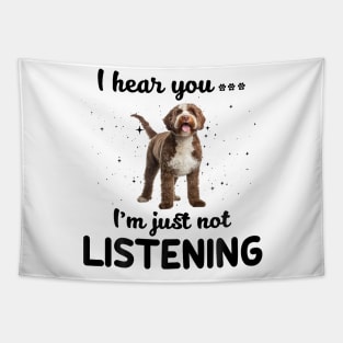 Lagotto Romagnolo I hear you ... I am just not listening Tapestry