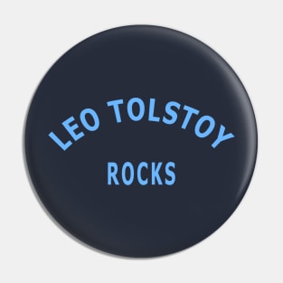 Leo Tolstoy Rocks Pin