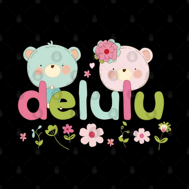 Delulu Kawaii Spring Bears by MaystarUniverse