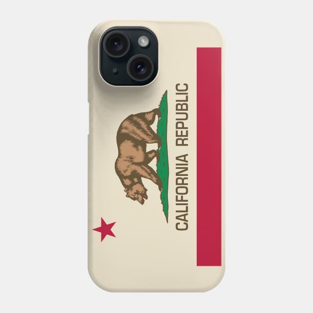 California Republic Bear Phone Case by Sterling