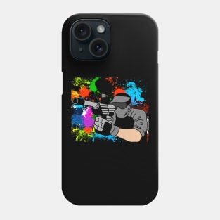 Colorful Paintball Motif Phone Case