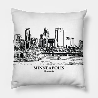 Minneapolis - Minnesota Pillow