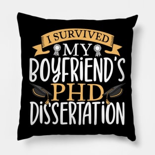 I survived my boyfriend's PhD dissertation Pillow