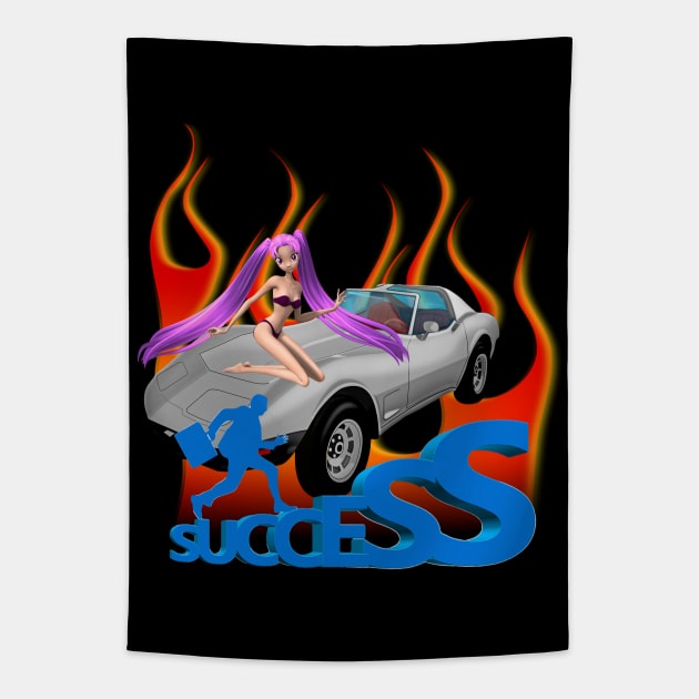 Success Shirt Tapestry by blueversion