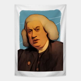 English writer Samuel Johnson illustration Tapestry