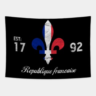 Republique Francaise - Established 1792 - Colour Tapestry