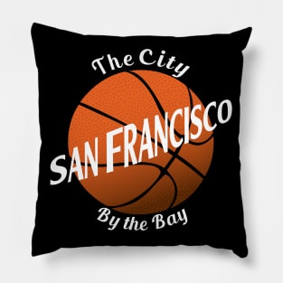 City by the Bay San Francisco Basketball Pillow