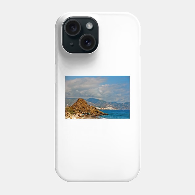 Penoncillo Beach Torrox Costa Nerja Spain Phone Case by AndyEvansPhotos