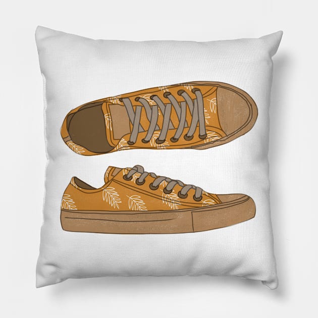 Sneakers in august Pillow by MaLaaArt