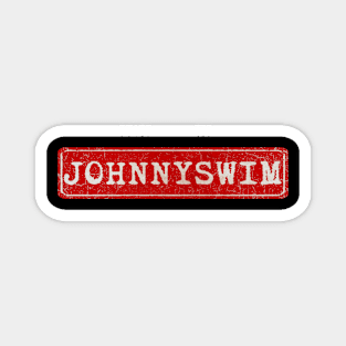 vintage retro plate Johnnyswim Magnet