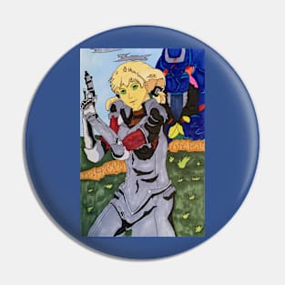 Blue Gendered Pin