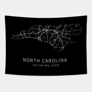 North Carolina State Road Map Tapestry