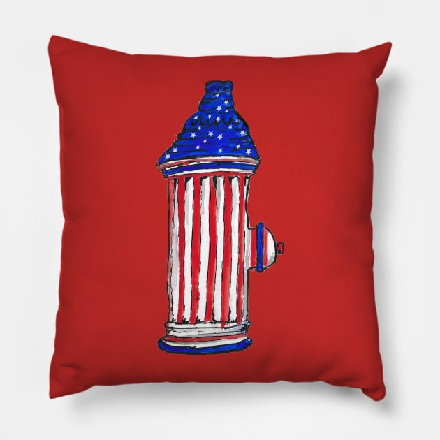 new york Hydrant Pillow by Coppack