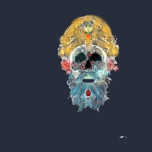 Royal  Regalia: A Bejeweled Skull with Attitude by DigitaFix