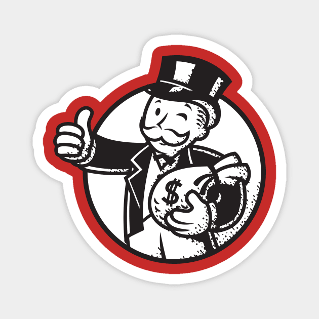 Money Man Magnet by krisren28