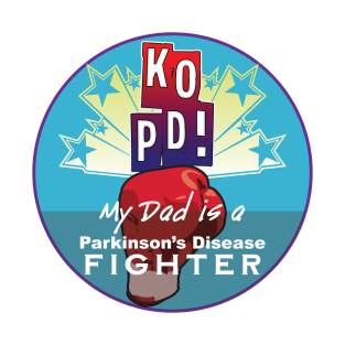 KO PD My Dad Fights Parkinsons T-Shirt