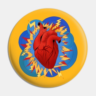 Human Heart Pin