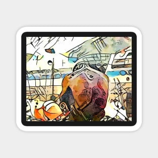 Kandinsky meets Cartagena, motif 1 Magnet