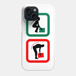 Safe manual handling. Phone Case