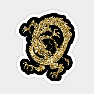 Gold Dragon 05 Magnet