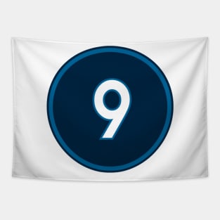 Ricky Rubio Number 9 Jersey Minnesota Timberwolves Inspired Tapestry