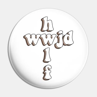 wwjd x hwlf Pin