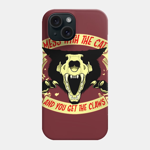 Mess with the Cat Phone Case by kgullholmen