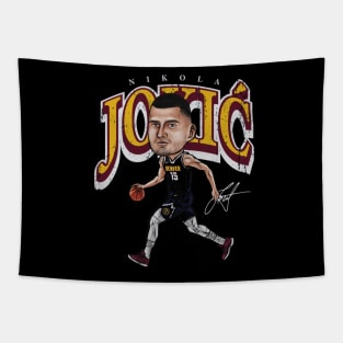 Nikola Jokic DN Cartoon Tapestry