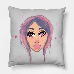 Bubblegum Babe Pillow