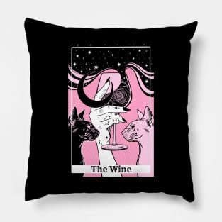 Pink Tarot card The Wine Pillow