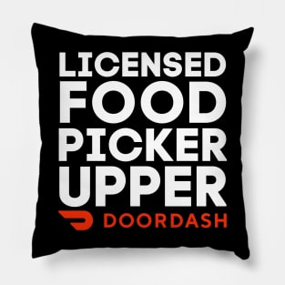 Doordash Licensed Food Picker Upper Pillow