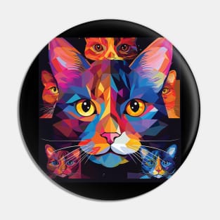 Captivating Abstract Cat Artwork | Unique Home Decor and Gifts Pin