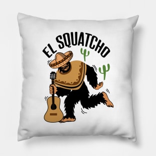 Bigfoot El Squatcho Pillow